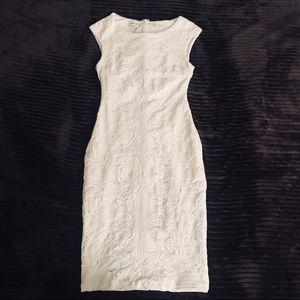 🌸Bebe white dress, size S, like new!!🌸